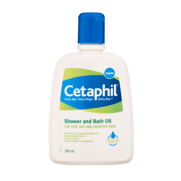 Cetaphil Shower and Bath Oil 500ml