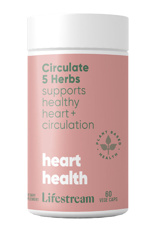 Circulate Tablets Lifestream Circulate 5 Herbs Capsules 60 - Health Chemist NZ - Online ...