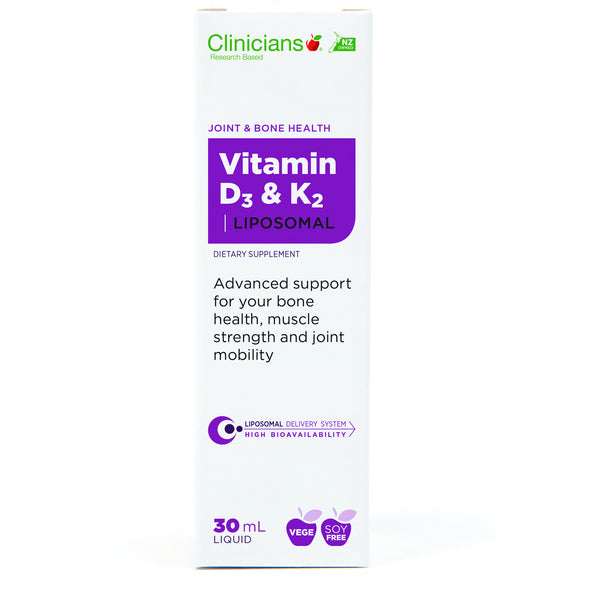 Clinicians Vitamin D3 & K2 Liposomal, 30mL
