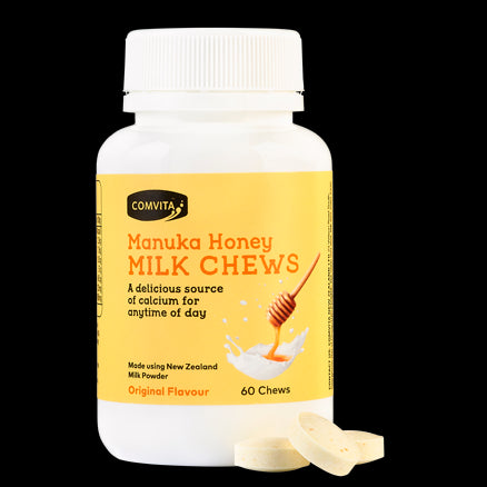 Comvita Manuka Honey Milk Chews Original, 60 chews