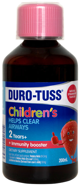Duro-Tuss Children's Ivy Leaf Ex Strawberry 200mL