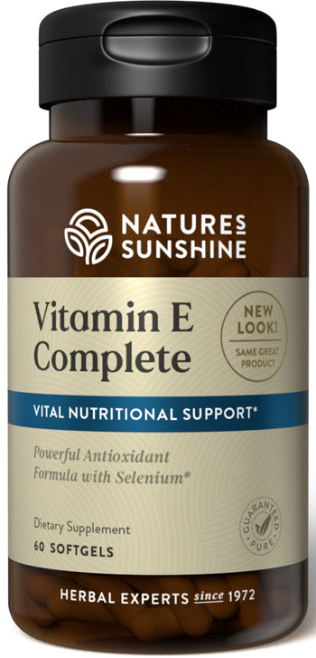 Natures Sunshine Vitamin E with Selenium Capsules 60