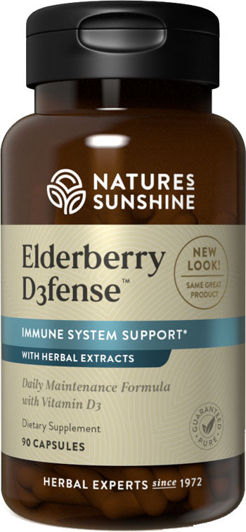 Natures Sunshine Elderberry Defense Capsules 90