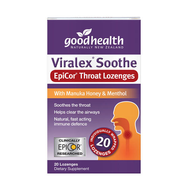 Good Health Viralex Soothe Epicor Throat - Lozenges 20