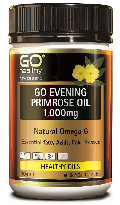 Go EPO Pure Evening Primrose Oil 1000mg Capsules 90