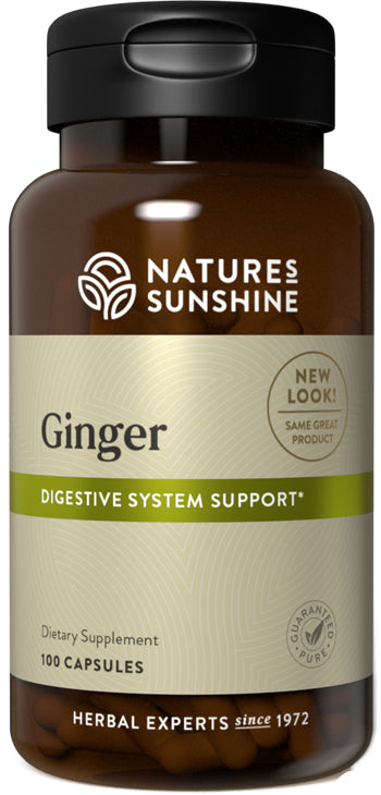 Natures Sunshine Ginger Capsules 100