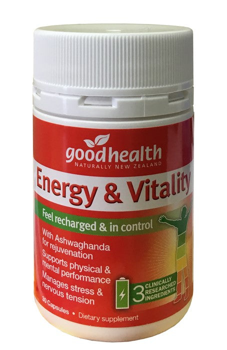 Good Health Power Good Health Energy & Vitality Capsules 30 (was Stress and Vitality Sup ...