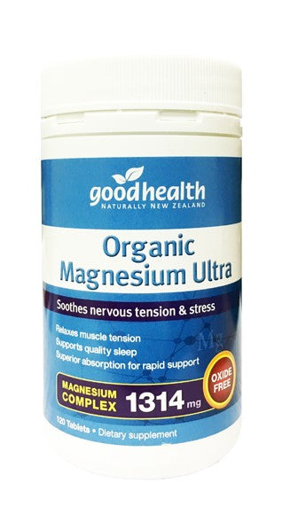 Good Health Organic Magnesium Ultra Tablets 120