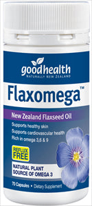 Good Health Flaxomega Flax Oil (Omega 3,9,6) - 1000mg Capsules 70