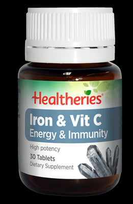 Healtheries Iron & Vit C Tablets, 90 tabs