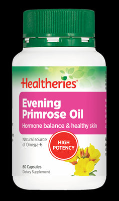 Healtheries Evening Primrose Oil, 60 Capsules