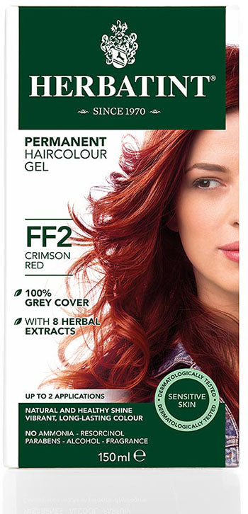 Herbatint Permanent Herbal Haircolour Gel - Crimson Red FF2