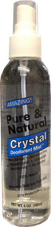 Pure and Natural Crystal Deodorant Mist 180ml