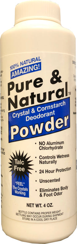 Pure & Natural Deodorant Powder - Foot & Body