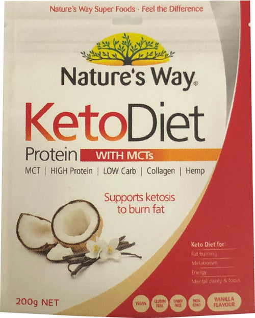Nature's Way KetoDiet MCT Protein Powder 200g