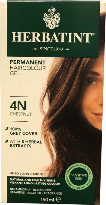 Herbatint Permanent Herbal Haircolour Gel - Chestnut 4N