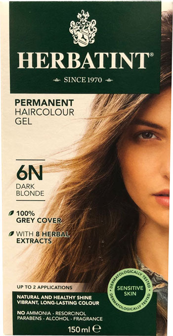Herbatint Permanent Herbal Haircolour Gel - Dark Blonde 6N