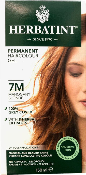 Herbatint Permanent Herbal Haircolour Gel - Mahogany Blonde 7M