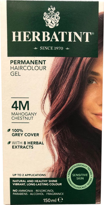 Herbatint Permanent Herbal Haircolour Gel - Mahogany Chestnut 4M