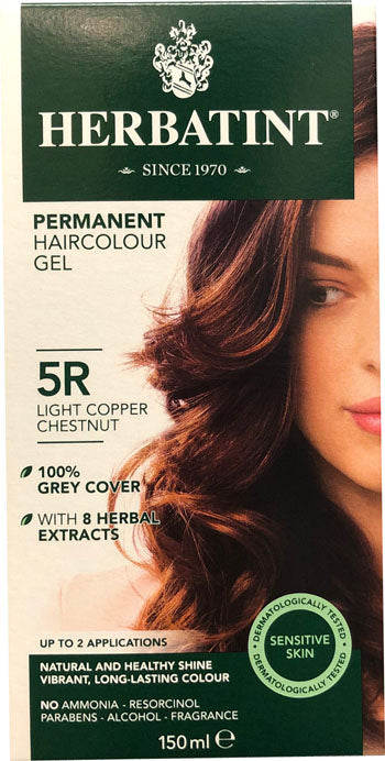 Herbatint Permanent Herbal Haircolour Gel - Light Copper Chestnut 5R
