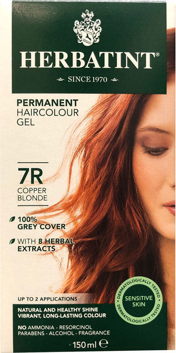 Herbatint Permanent Herbal Haircolour Gel - Copper Blonde 7R