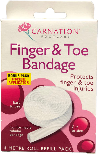 Carnation Finger and Toe Bandage 4 metre roll