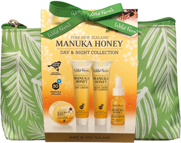 Wild Ferns Manuka Honey Skincare Collection Day & Night
