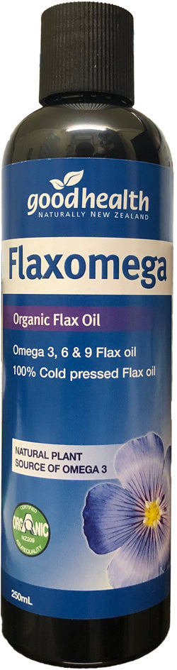 Good Health Flaxomega Organic Flax Oil Omega 3,6,9 250ml