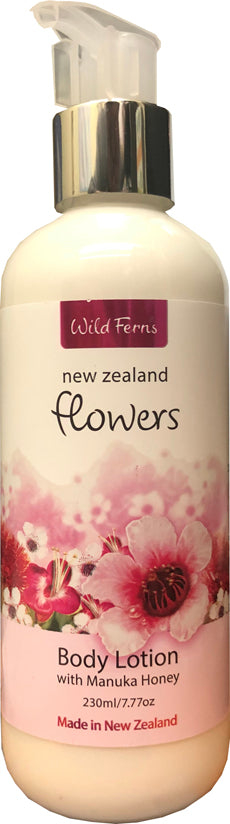 Wild Ferns Flowers Body Lotion with Manuka Honey 230ml