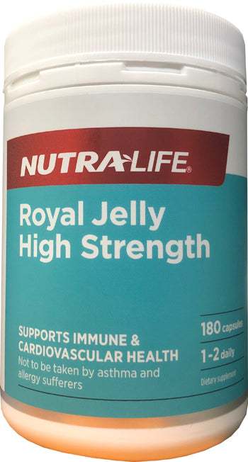 Nutralife Royal Jelly High Strength Capsules 180
