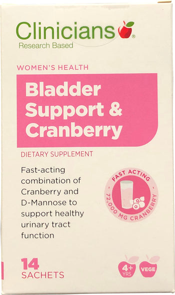Clinicians Bladder Support & Cranberry, 14 sachets