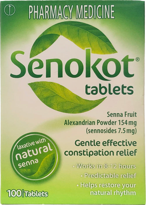 Senokot Laxative Tablets 100 - QUANTITY RESTRICTION TWO