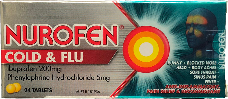 Nurofen Cold & Flu PE Tablets 24