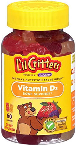 L'il Critters Vitamin D3, 60 Gummies