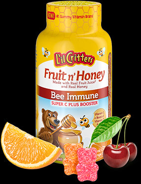 L'il Critters Fruit n' Honey Bee Immune, 130 Gummies