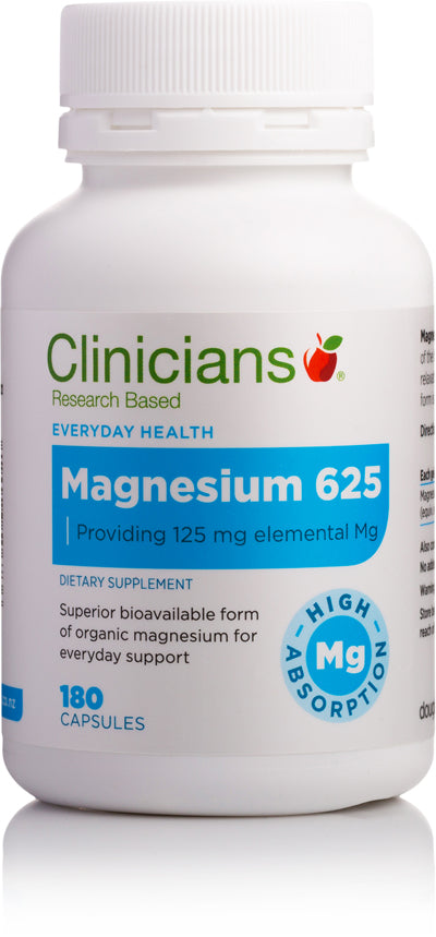 Clinicians Magnesium 625 Capsules 180