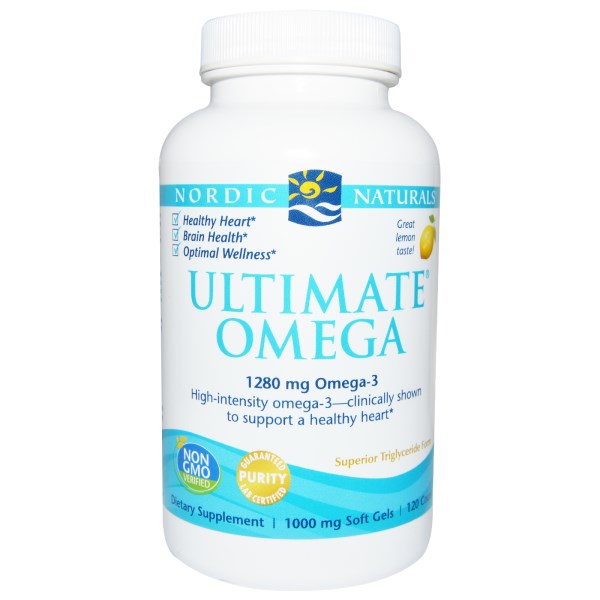 Nordic Naturals Ultimate Omega - Lemon - 120 gels
