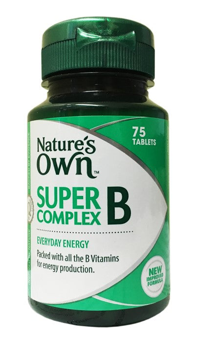 Natures Own Super B Complex Tablets 75