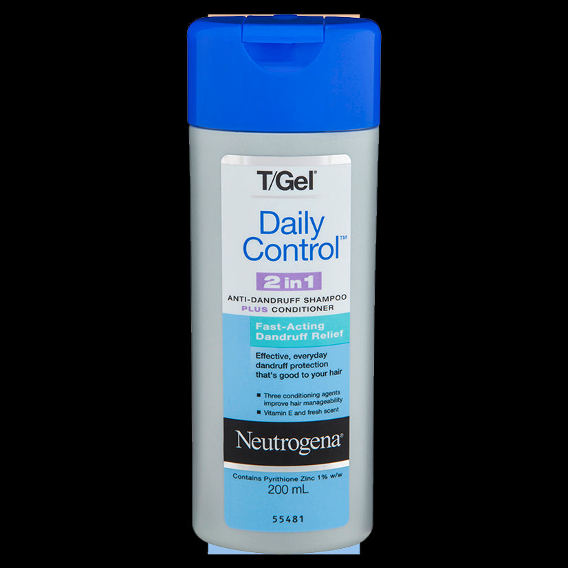Neutrogena T/Gel Daily Control 2-in-1 Shampoo, 200mL