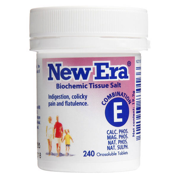 New Era Combination E Cell Salts. 240 Tablets