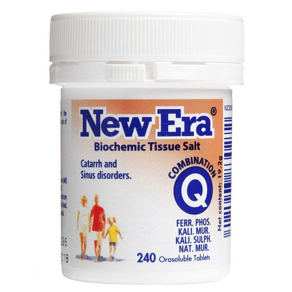 New Era Combination Q Cell Salts. 240 Tablets