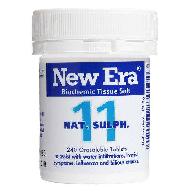 New Era Nat Sulph. Cell Salts (11). 240 Tablets