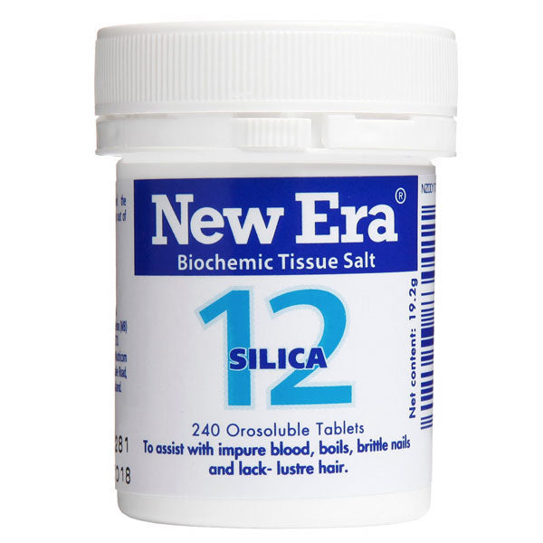 New Era Silica Cell Salts (12). 240 Tablets