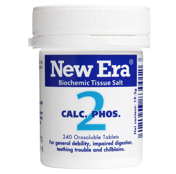 New Era Calc Phos. Cell salts (2). 240 Tablets