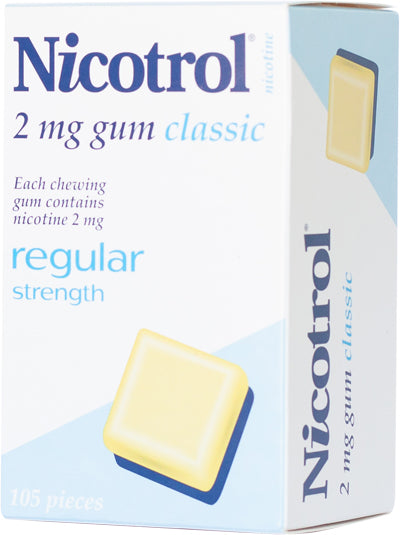 Nicotrol Gum Classic 2mg (105)