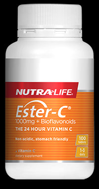 Nutralife Ester C 1000mg Plus Bioflavonoids Tablets 100