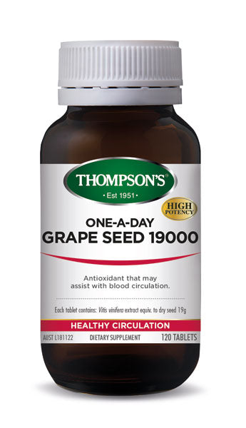 Thompsons Grape Seed 19000 Tablets 120