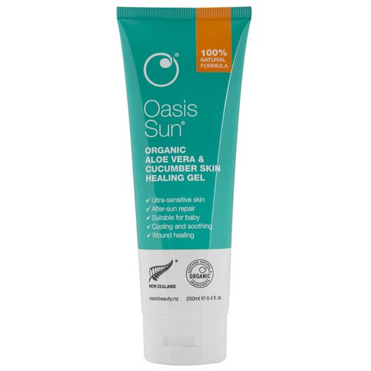 Oasis Sun Aloe Vera & Cucumber Skin Healing Gel, 250 ml