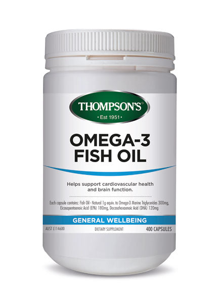 Thompsons Fish Oil 1000mg Capsules 400