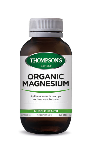 Thompsons Organic Magnesium Tablets 120